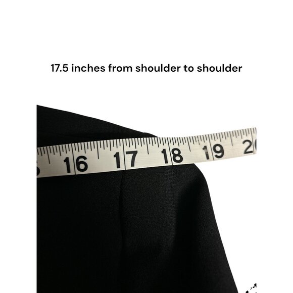 Evan PICONE Classic Black Blazer, Size 14 - Picture 9 of 12